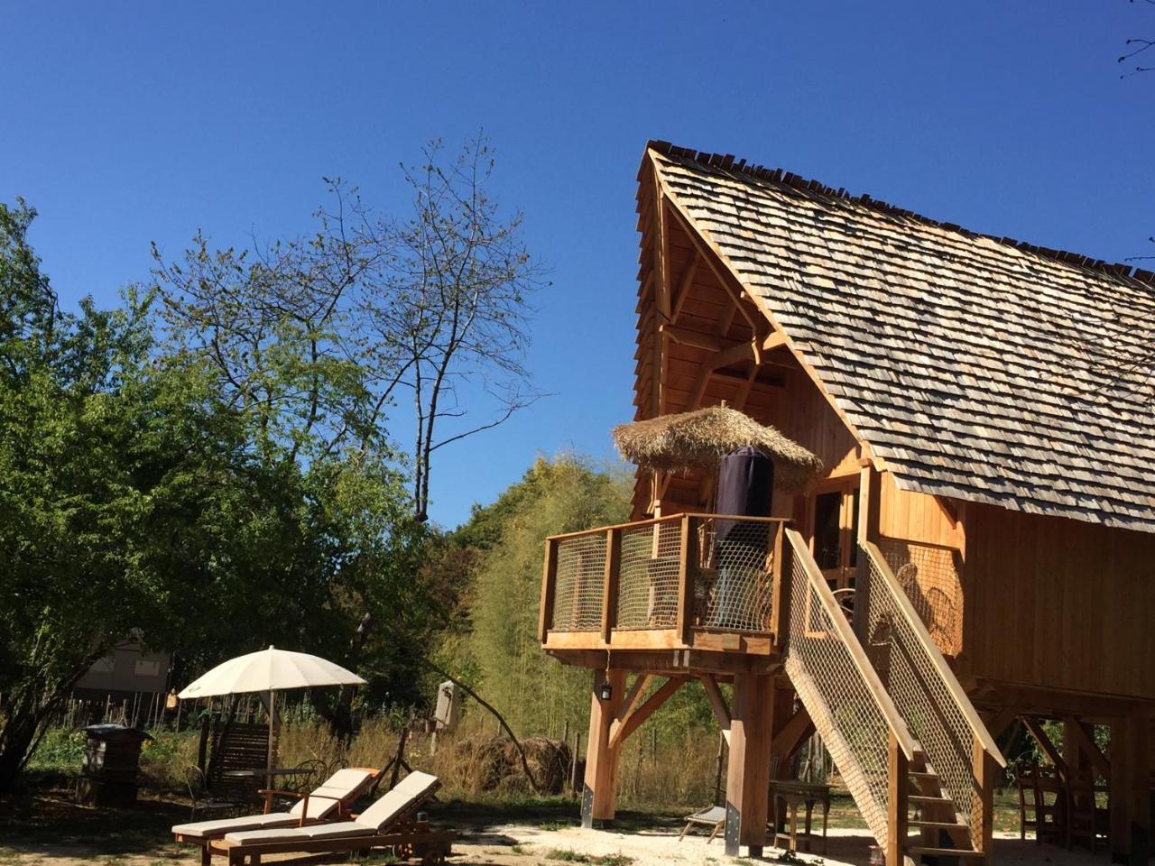 Ecolodge Beauregard Treigny Eksteriør billede